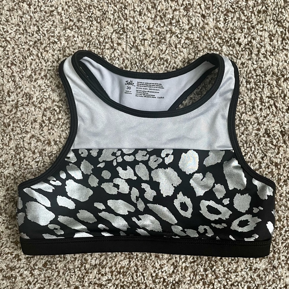 Justice sports bra